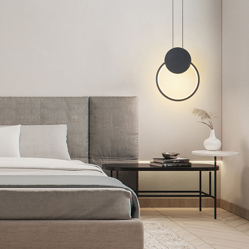 LED PROSIBLE ARRIMME ALIMENTATION DU SOILLE CHAMBRE PENDANT MODERNE SIMPLE