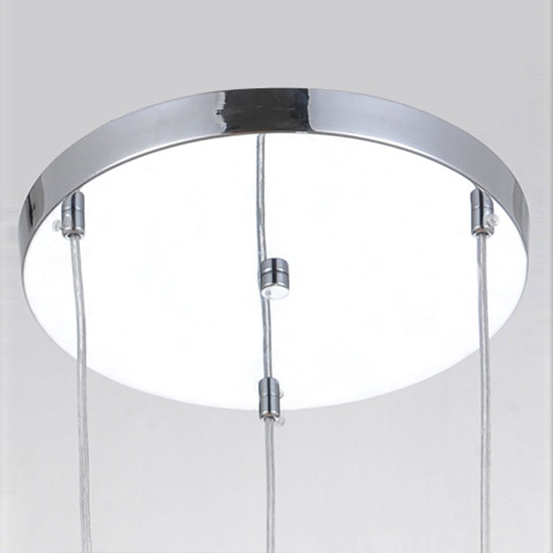 Moderner Glasglasanhänger Light Globe Platting Spiegelte hängende Licht für die Nachtstange