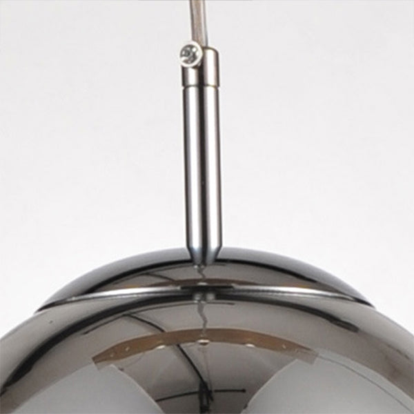 Moderner Glasglasanhänger Light Globe Platting Spiegelte hängende Licht für die Nachtstange