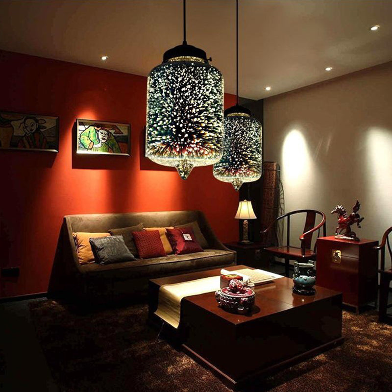 Modernista 1 bulbo de vidrio Kit de luz de vidrio blanco