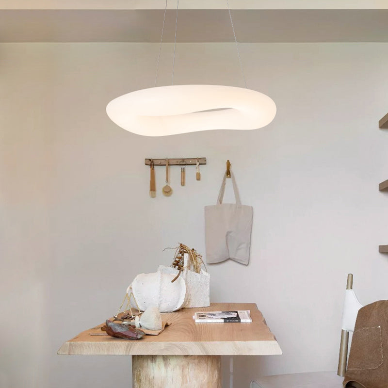 Lámpara colgante de LED de estilo simple moderno dormitorio de la sala de estar colgante