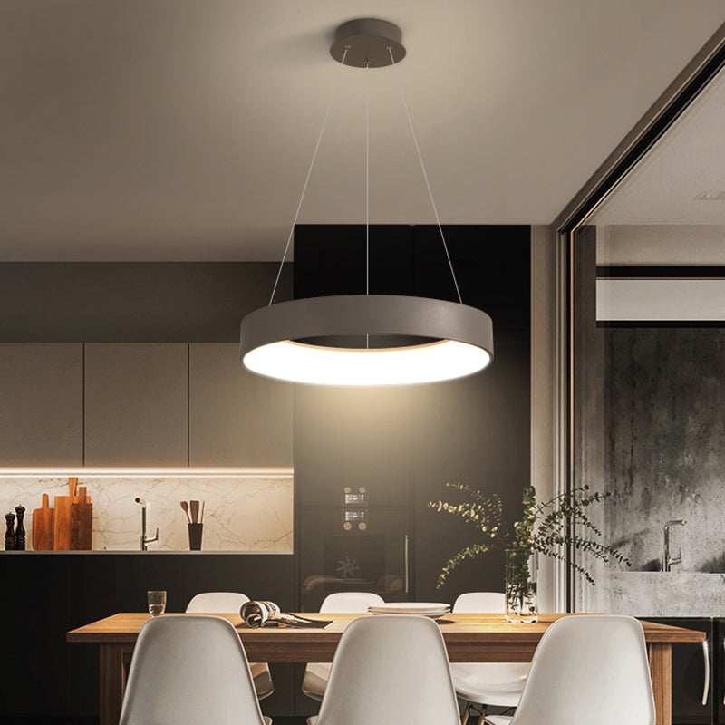 Modern Simple Style LED Pendant Light Living Room Hanging Light Fixture