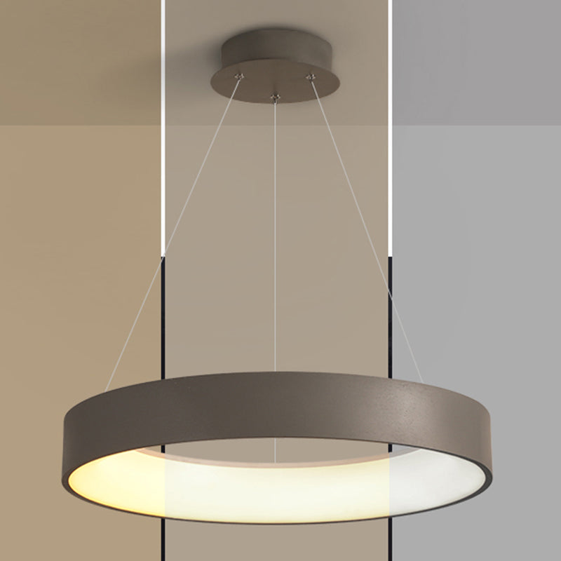 Modern Simple Style LED Pendant Light Living Room Hanging Light Fixture