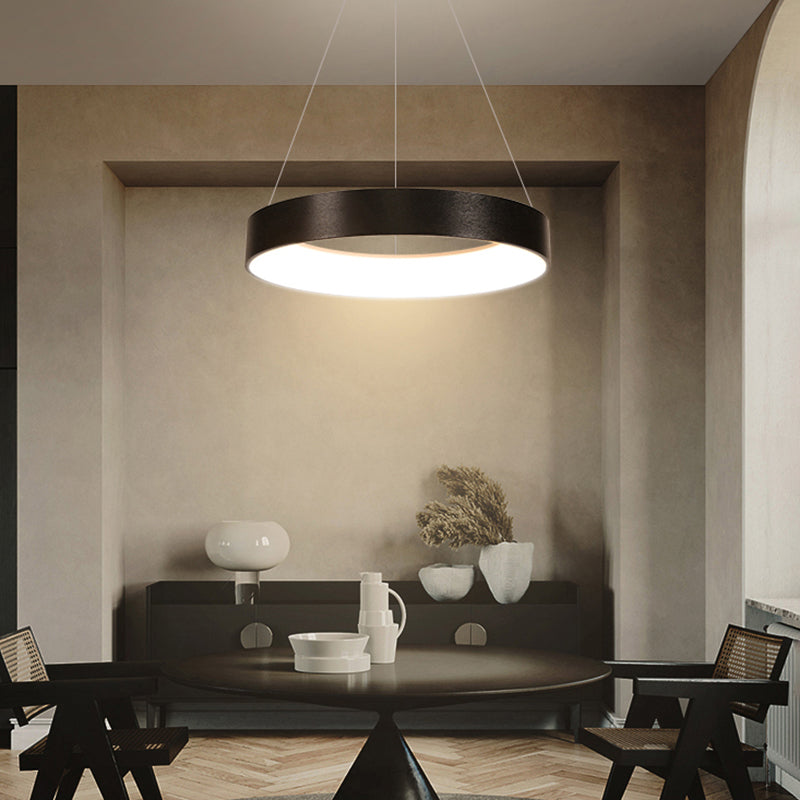 Modern Simple Style LED Pendant Light Living Room Hanging Light Fixture