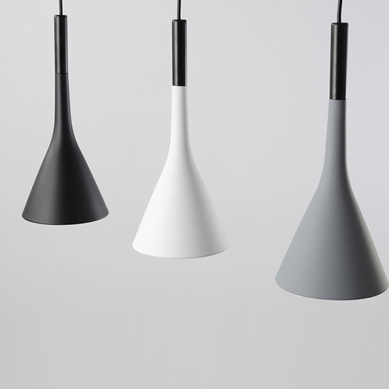 LED Metal Pendant lampe chambre à coucher moderne de style saccagé à style simple moderne