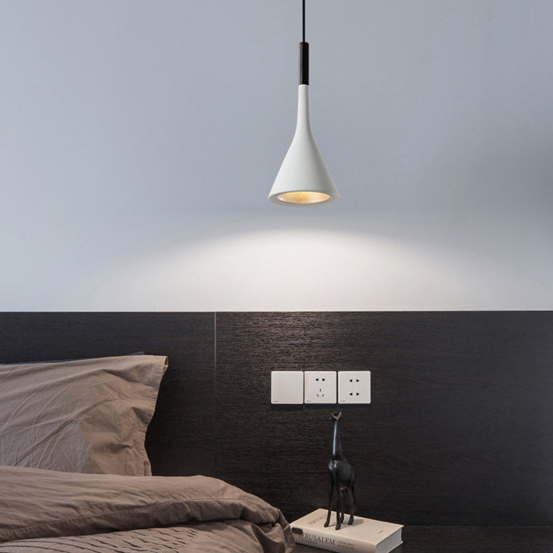 LED Metal Pendant lampe chambre à coucher moderne de style saccagé à style simple moderne