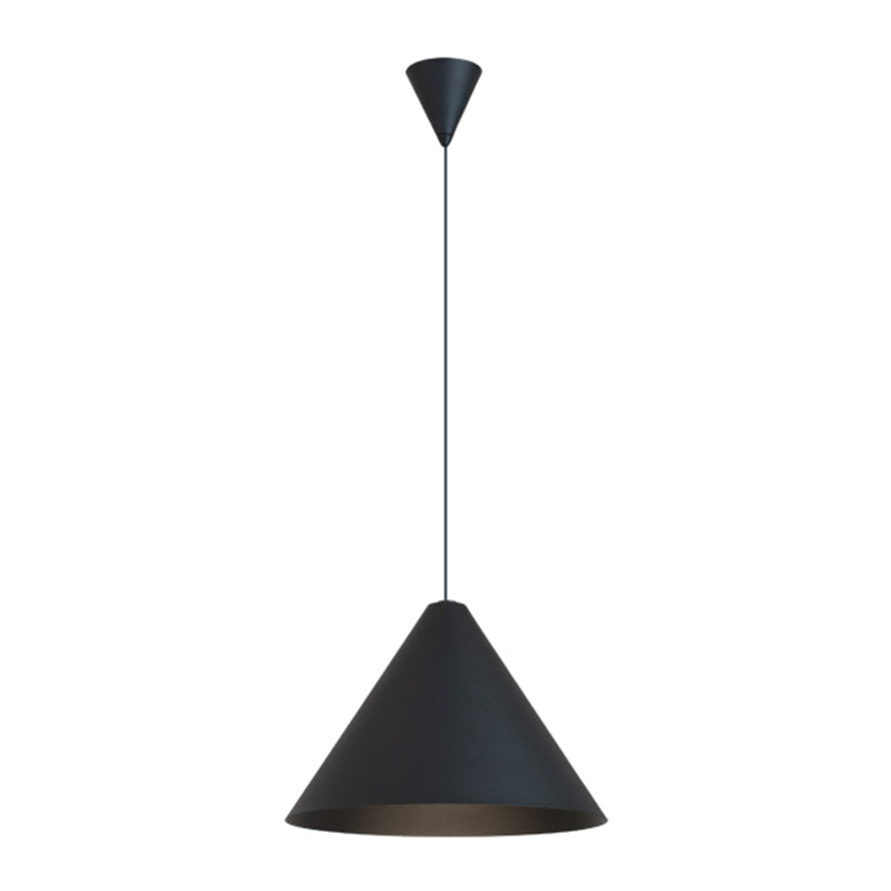 LED CONICA COMENTIVA Luz moderno de estilo simple de estilo colgante de dormitorio