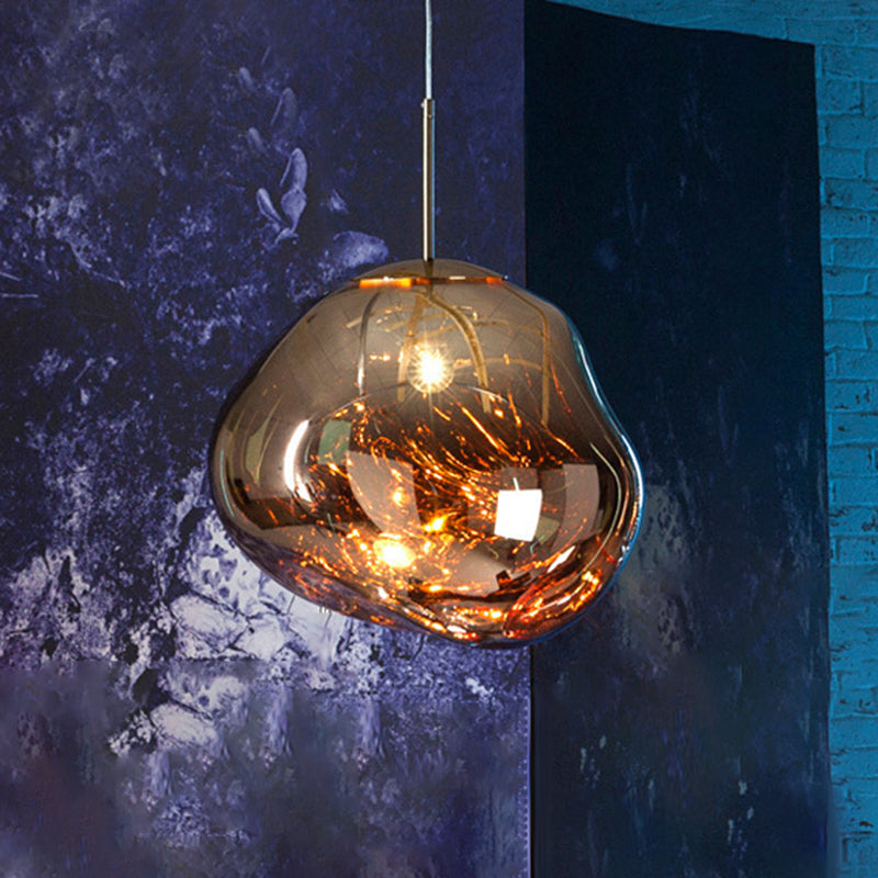 Ein-Bulb-Suspension leichte nordische runde hängende Lampenleuchte für Esszimmer Restaurant