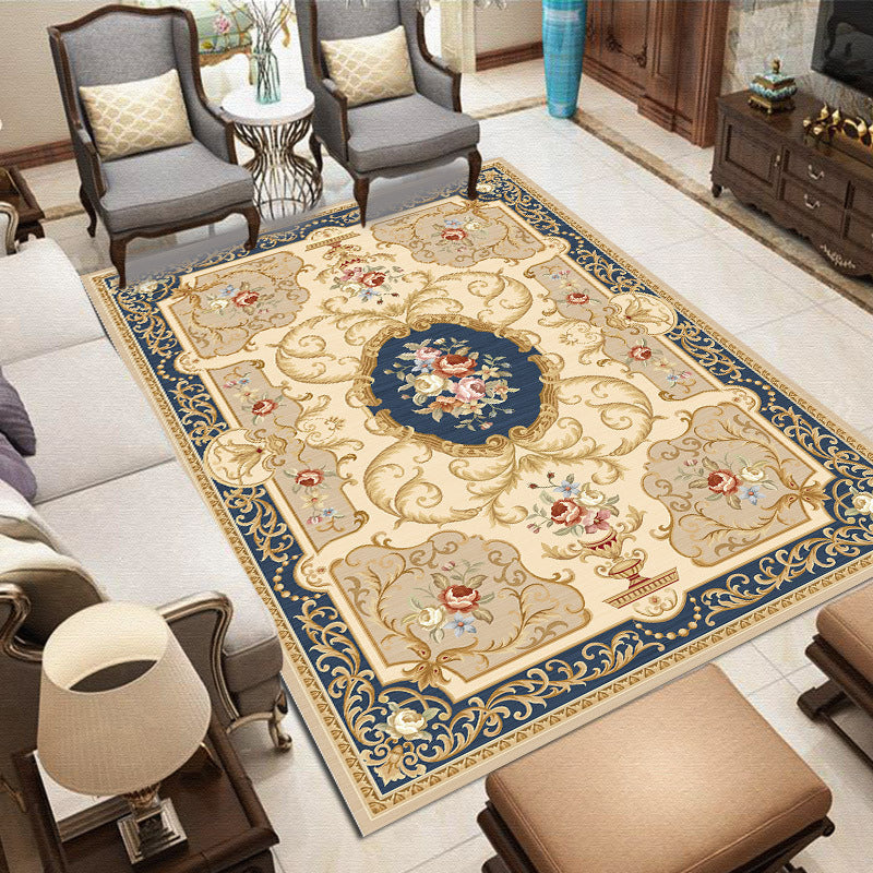 Modern European Carpet Gorgeous Home Decor Carpet Polyester Area Rug with Non-Slip Backing