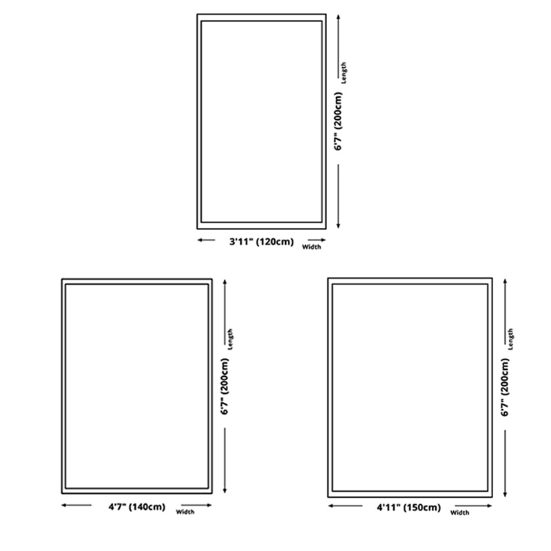 Pink Color Block Rug Polyester Nordic Rug Washable Indoor Rug for Living Room