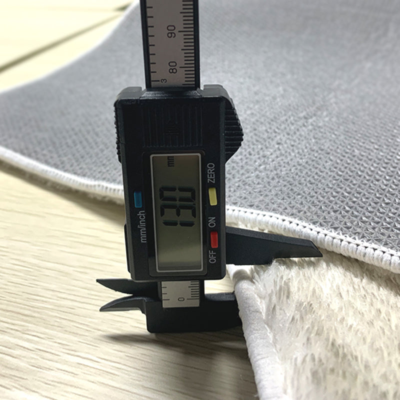 Black Modern Rug Polyester Color Lump Rug Non-Slip Backing Rug for Drawing Room