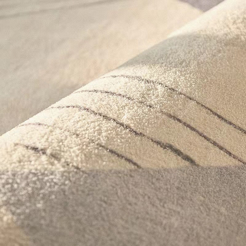 Fancy Stripe Print Teppich Freizeit Waschbarer Teppich Wohnzimmer Polyester Teppich mit rutschfestem Rücken