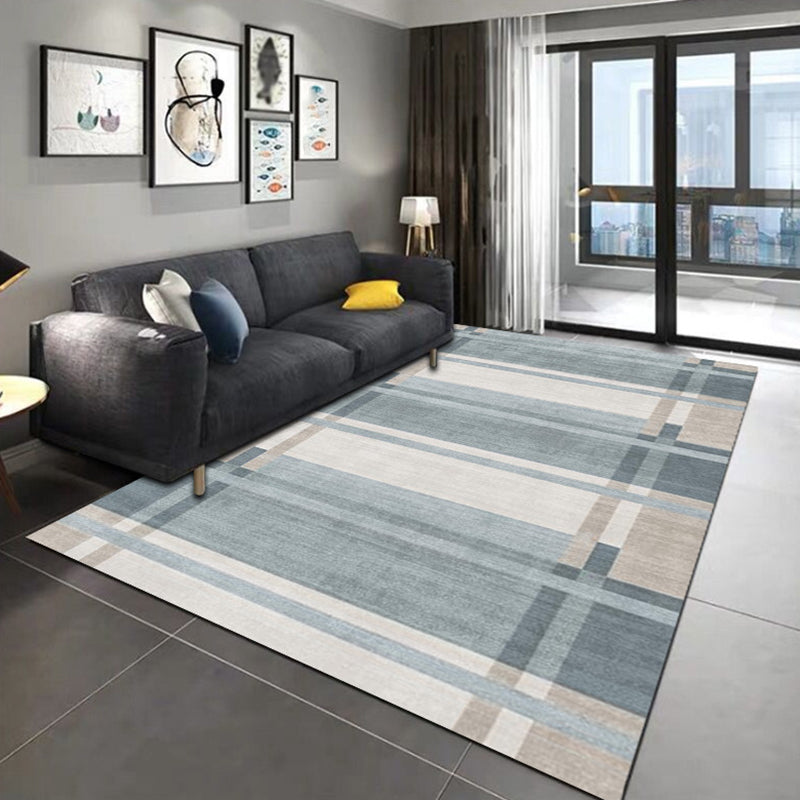Gold Modern Rug Polyester Graphic Rug Washable Indoor Rug for Home Decor