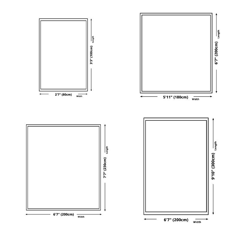 Funky Medallion Print Rug European Style Rug Polyester Stain Resistant Area Carpet for Living Room