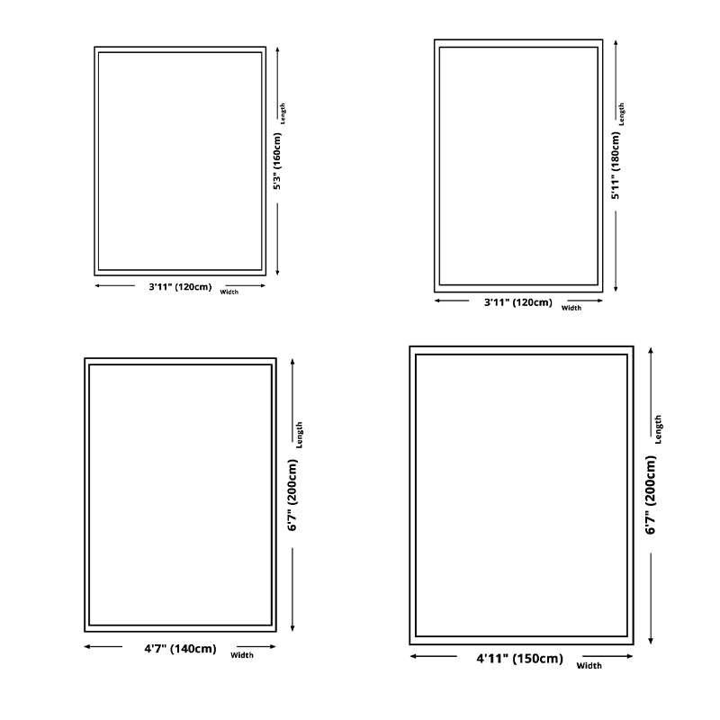 Funky Medallion Print Rug European Style Rug Polyester Stain Resistant Area Carpet for Living Room