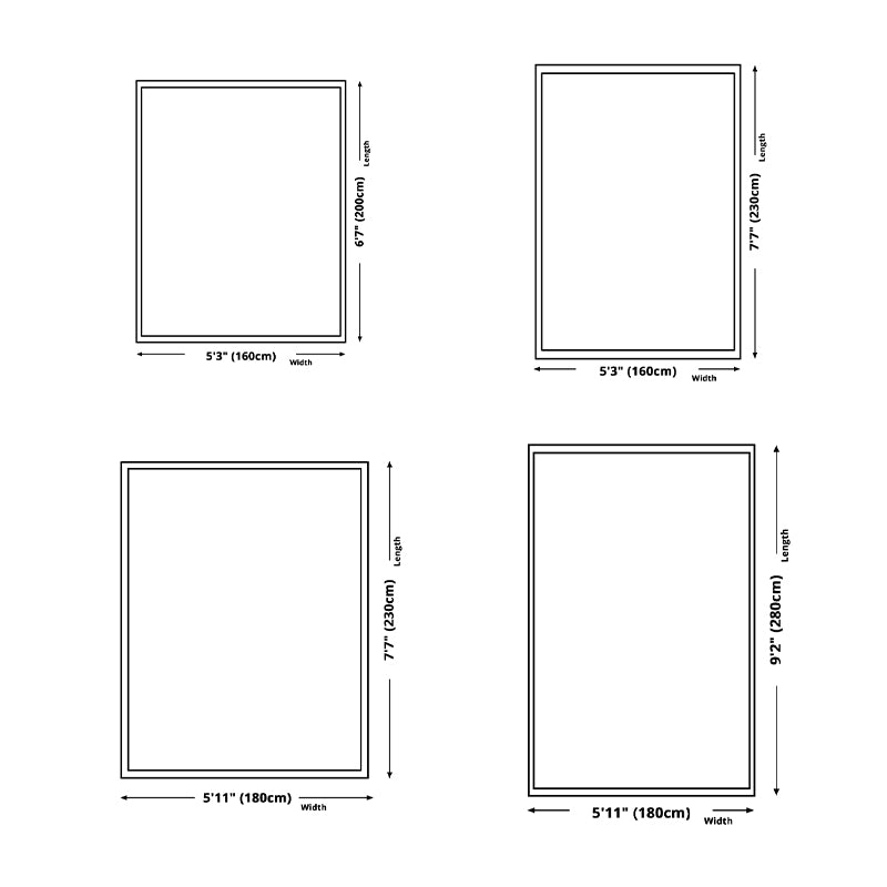 European Living Room Area Rug Modern Carpet Polyester Rug with Non-Slip Backing