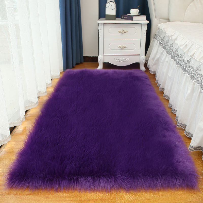 Minimalistisch vaste kleur tapijt Modern polyester tapijt wasbaar wastidee shag tapijt voor slaapkamer
