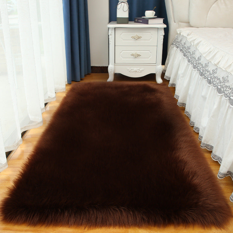 Minimalistisch vaste kleur tapijt Modern polyester tapijt wasbaar wastidee shag tapijt voor slaapkamer