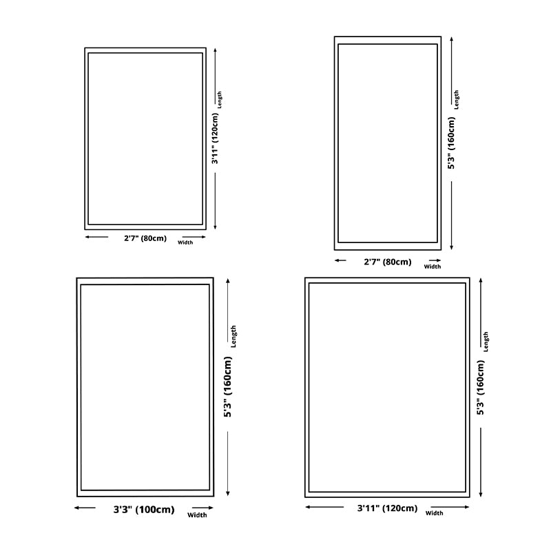 Contemporary Polyester Rug Abstract Pattern Rug Stain Resistant Area Carpet for Living Room