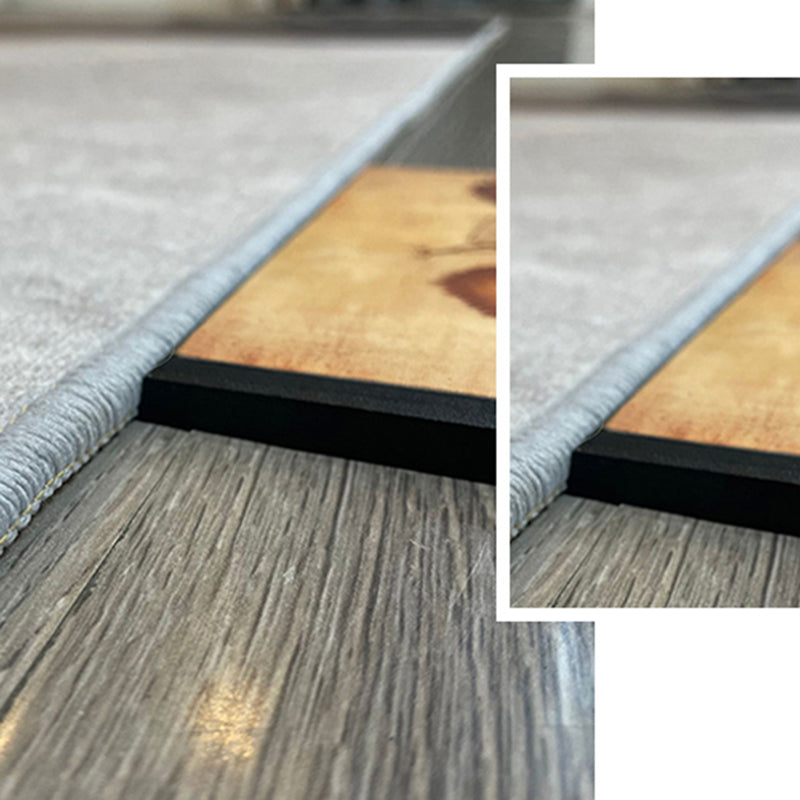 Beige Modern Rug Blending Color Piece Rug Non-Slip Backing Rug for Living Room