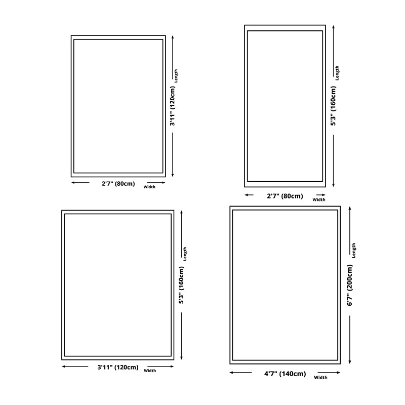 Beige Modern Rug Blending Color Piece Rug Non-Slip Backing Rug for Living Room