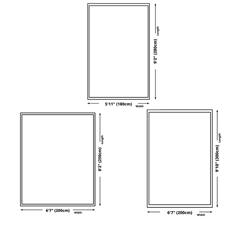 Orange Modern Rug Polyester Abstract Rug Non-Slip Backing Rug for Home Decoration