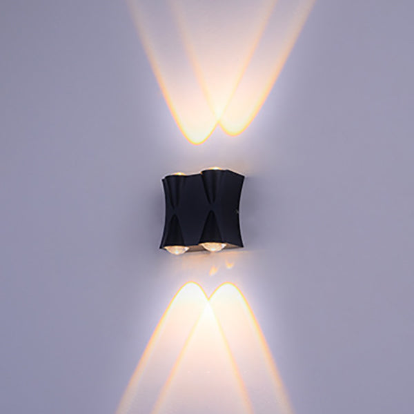 Acrylic Geometric LED Wall Light in Modern Creative Style Aluminium Wall Sconce for Exterior Spaces