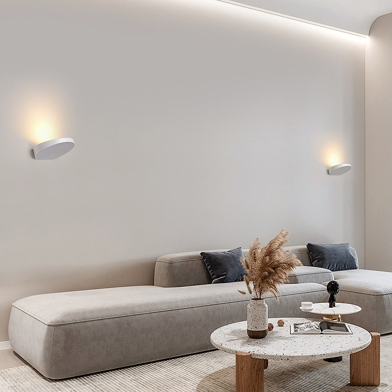 Arc Shade Wall Lighting Modern Simple Creative Style Metal 1 Lights Sconce Lamp for Aisle Indoor