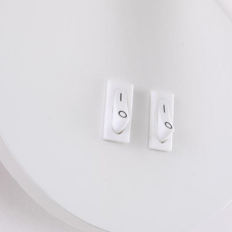 Modern Concise LED Reading Wall Lamp Iron Geometric Wall Light with Acrylic Shade