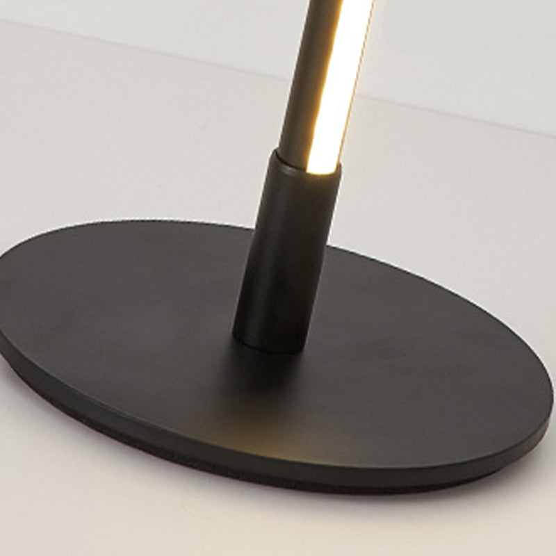 Lampe de table LED simplicité moderne les lampes de table linéaire avec une teinte acrylique