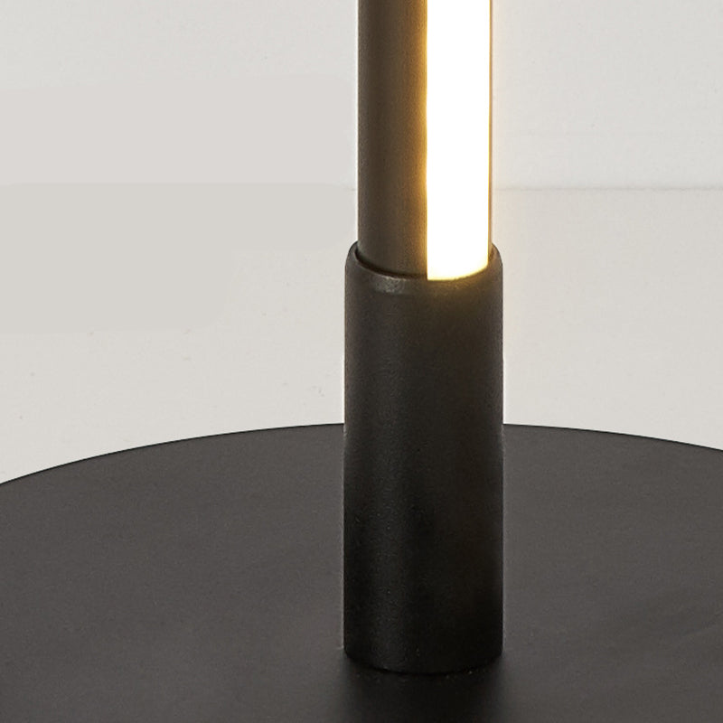 Lampe de table LED simplicité moderne les lampes de table linéaire avec une teinte acrylique