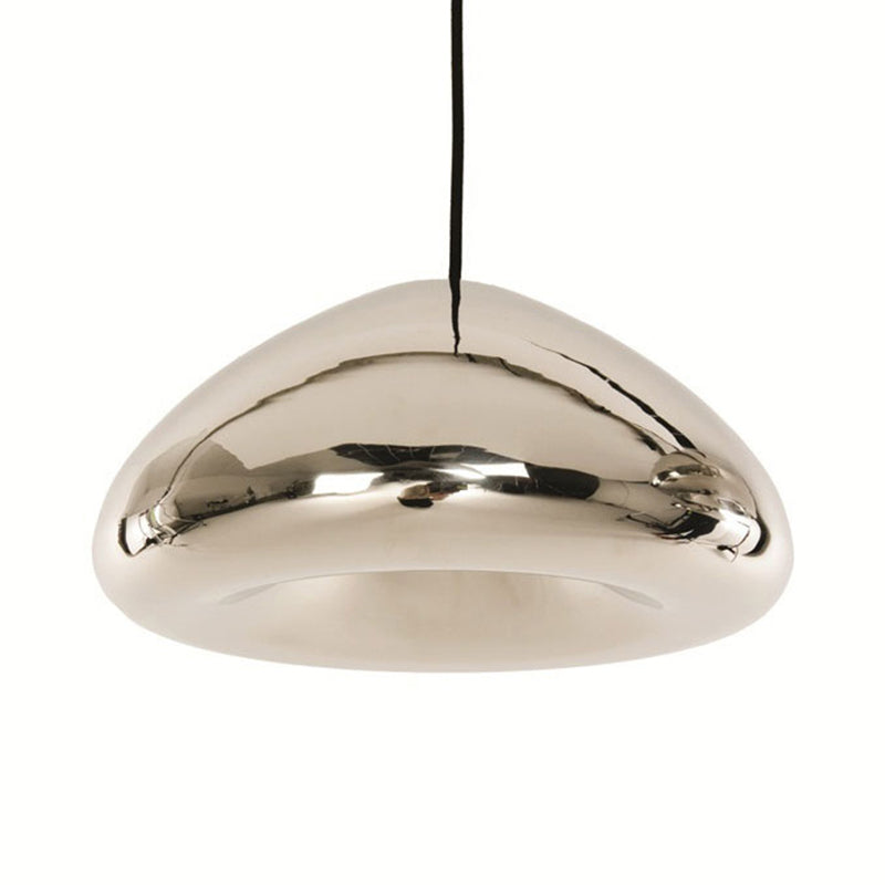 Lumo sospeso in vetro a specchio 1 Lampada a sospensione in stile moderno leggero per soggiorno