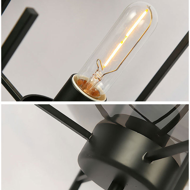 Ultramoderne eenvoud vat tafellamp glas nachtkastje lamp voor slaapkamer