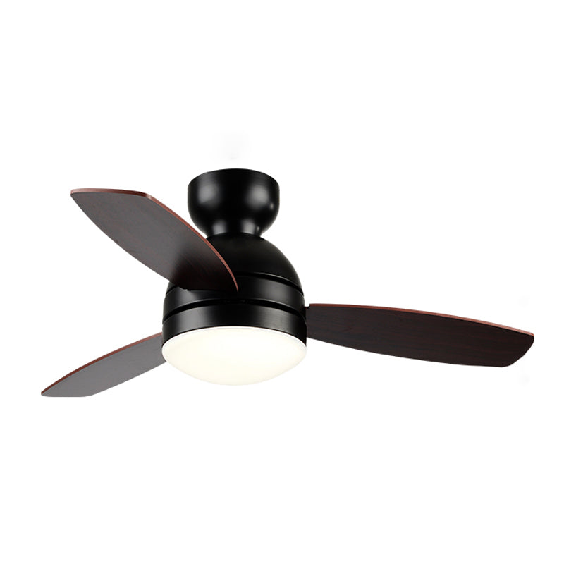Dome LED Ceiling Fan Light Macaron Acrylic Kids Bedroom Dining Room Mount Light