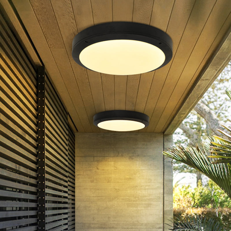 Moderne eenvoudige LED-plafondlamparmatuur Waterdichte inbouwplafondlamp