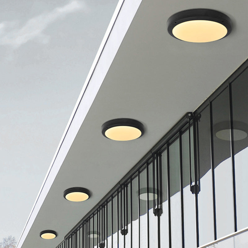 Moderne eenvoudige LED-plafondlamparmatuur Waterdichte inbouwplafondlamp