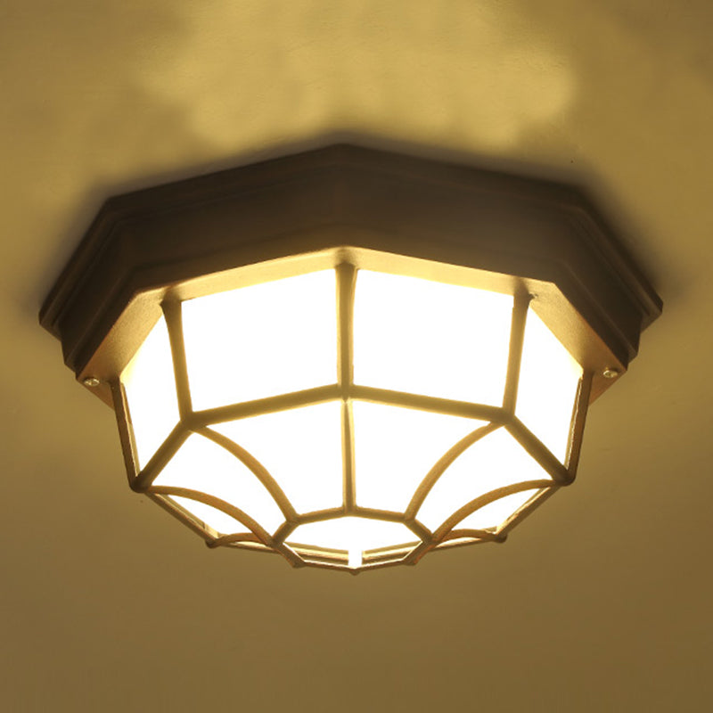 Modern Simple Style LED Ceiling Lamp Outdoor  Rustproof Flush Mount Lighting Fixture