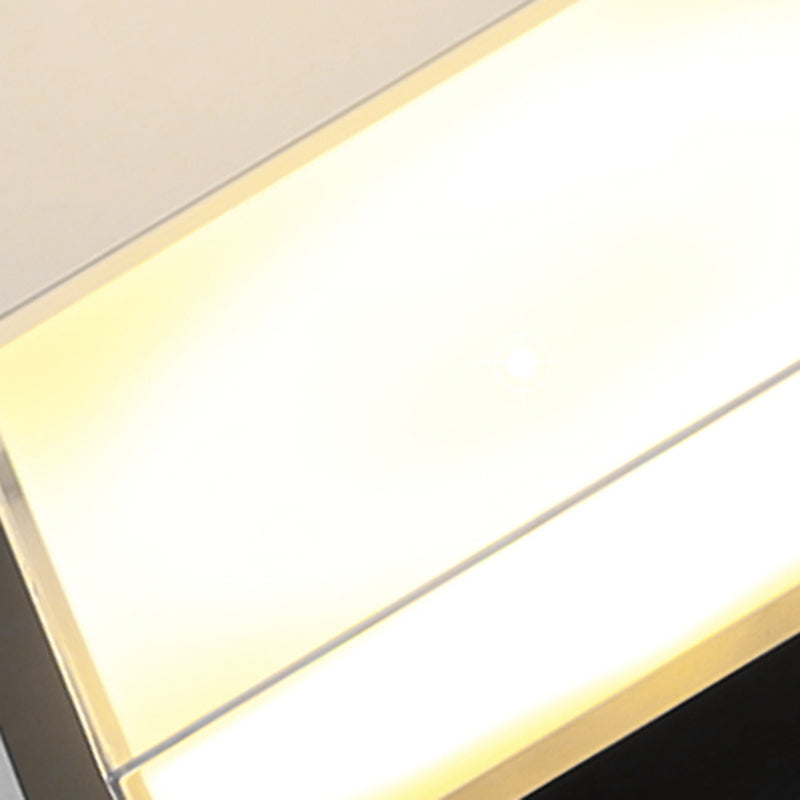 Outdoor Balcony LED Ceiling Lamp Simple Style Rustproof Flush Mount Lighting Fixture