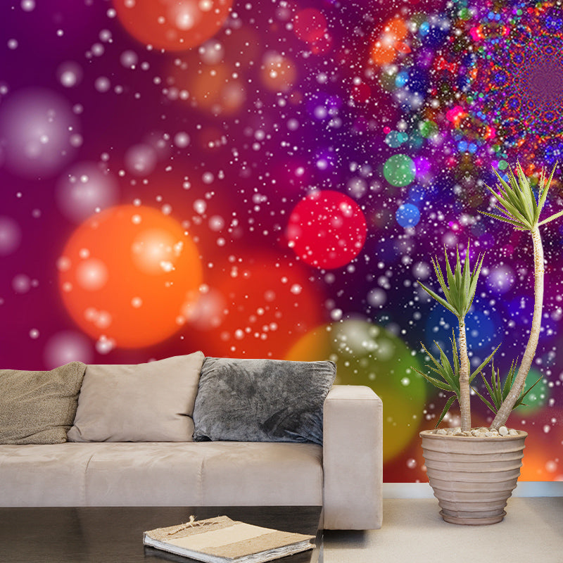 Blurry Pattern Mural Wall Covering for Living Room Eco-friendly for Home Decor