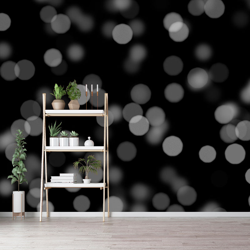 Contemporary Blurry Pattern Wall Mural for Living Room Eco-friendly Wall Covering