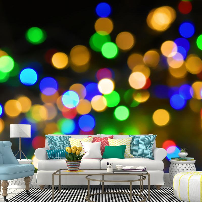 Full Size Bokeh Wall Mural Decorative Environment Friendly for Bedroom