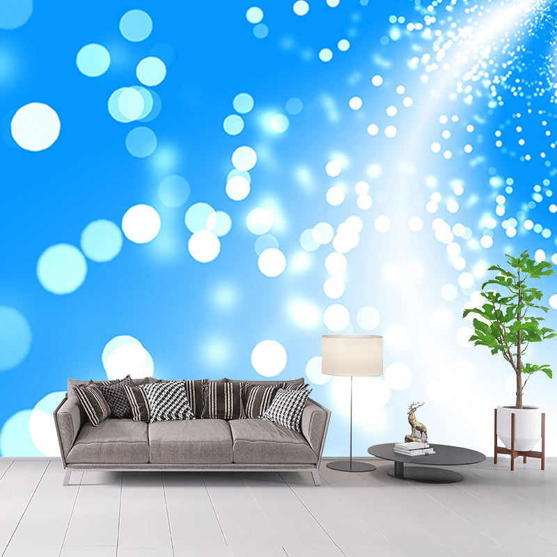 Blurry Pattern Mural Wall Covering for Living Room Eco-friendly for Decoration