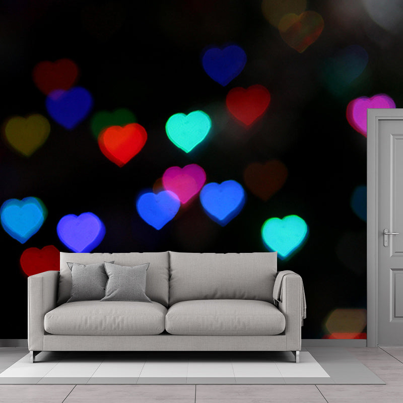 Customized Bokeh Mural Wall Decor Eco-friendly Wallpaper for Dining Room