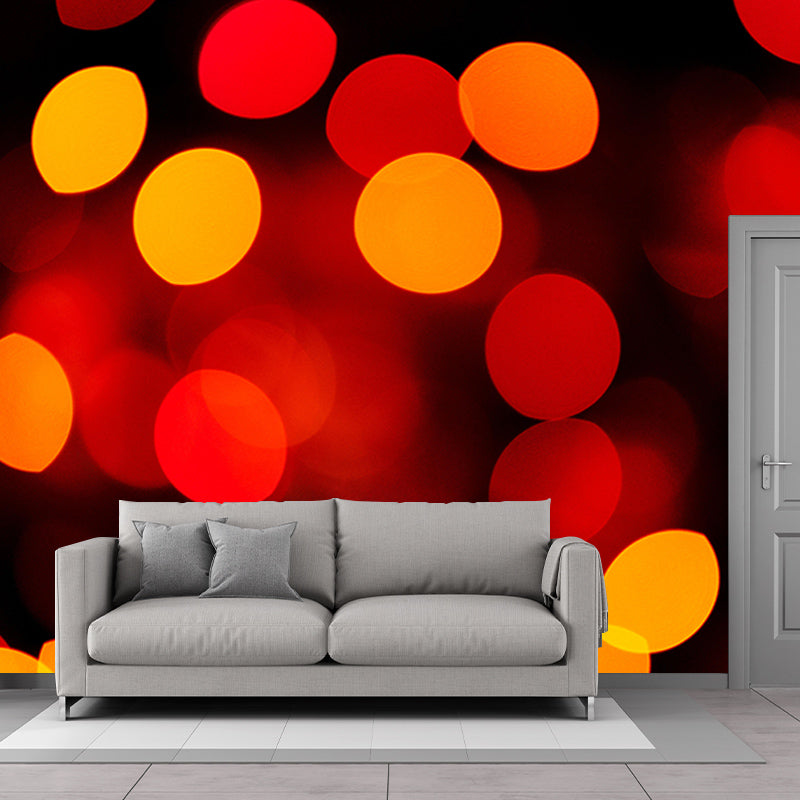 Customized Bokeh Mural Wall Decor Eco-friendly Wallpaper for Dining Room