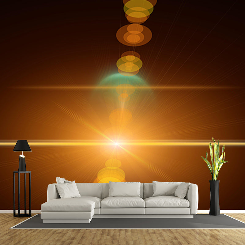 Full Size Bokeh Wall Mural Contemporary Decorative Environment Friendly for Bedroom