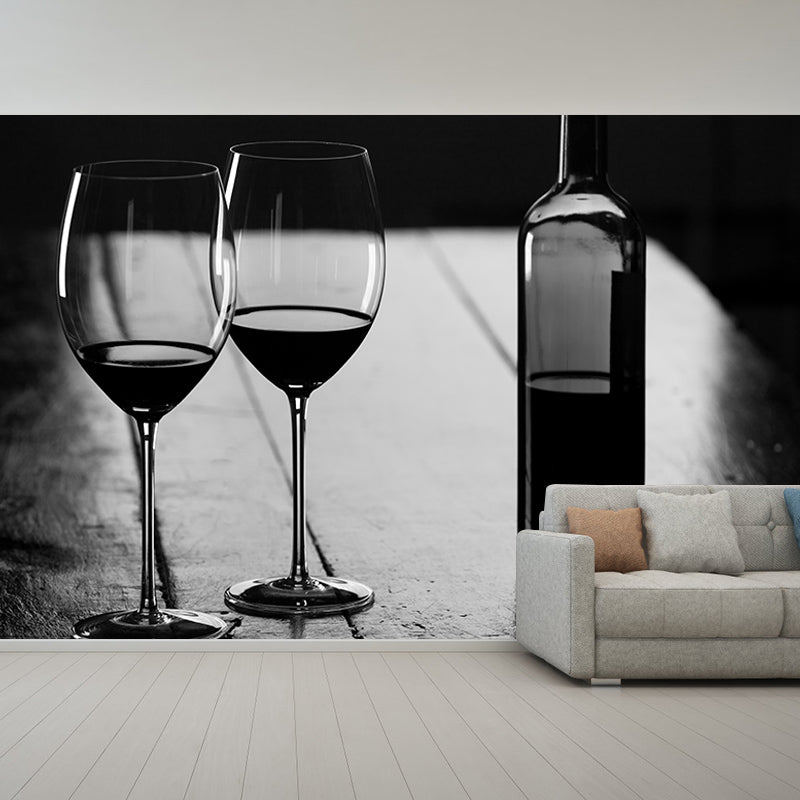 Full Size Liquor Wall Mural Contemporary Decorative Environment Friendly for Restaurant