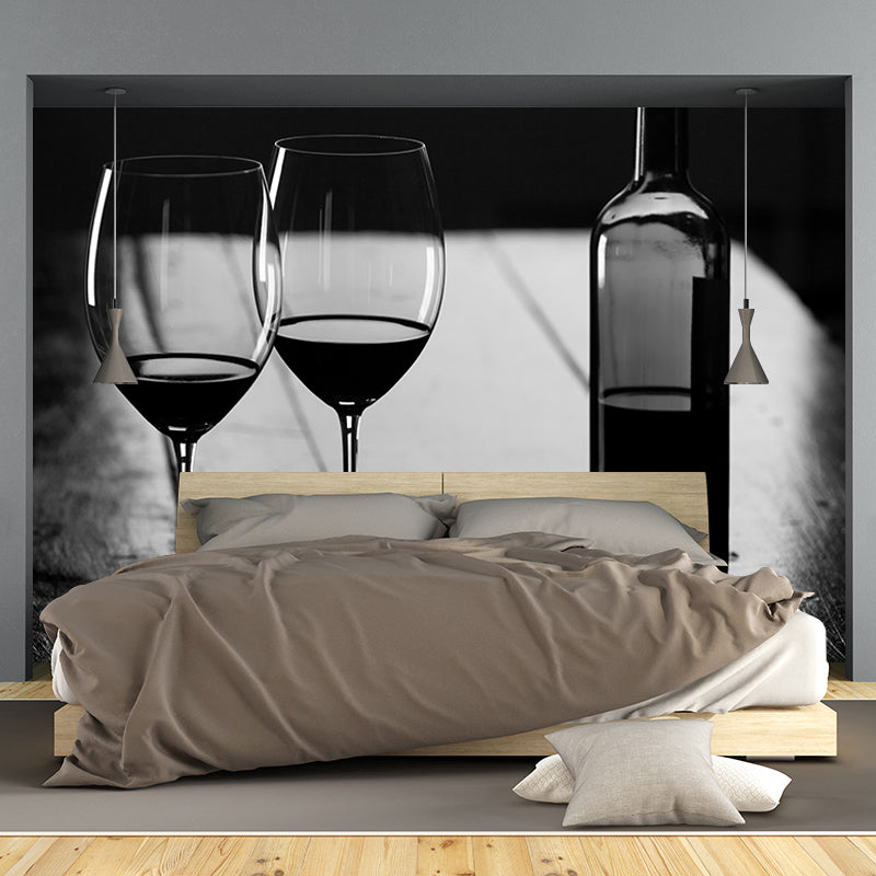 Full Size Liquor Wall Mural Contemporary Decorative Environment Friendly for Restaurant