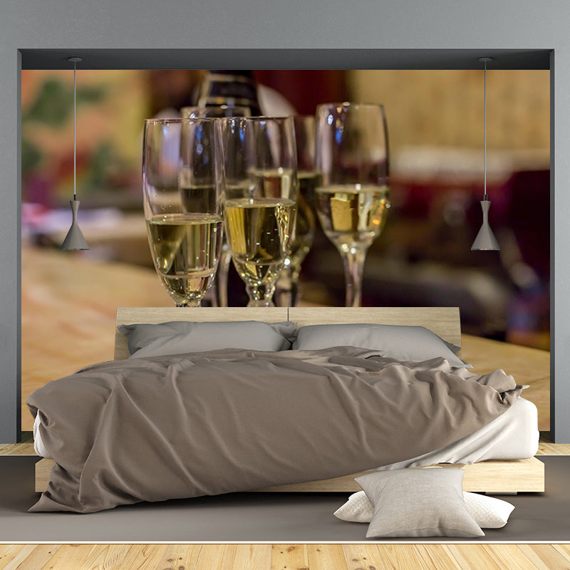 High Alcohol Content Wall Mural for Pub Mildew Resistant Wall Covering