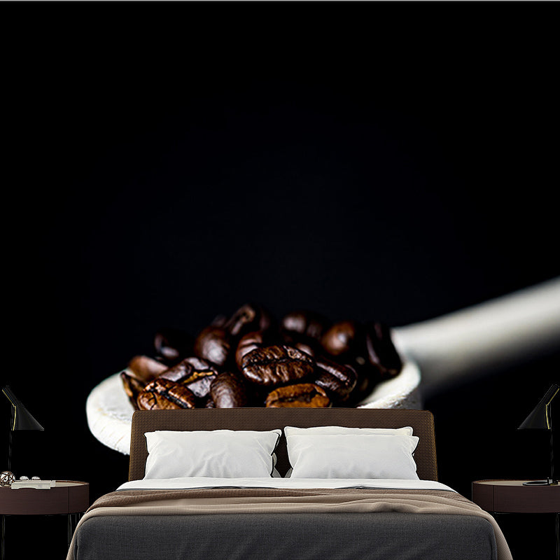 Customized Fragrant Coffee Beans Mural Wall Decor Environment Friendly for Coffee Shop