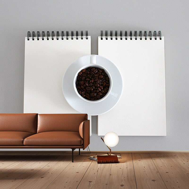 Full Size Coffee Beans Mural Decorative Environment Friendly for Coffee Shop